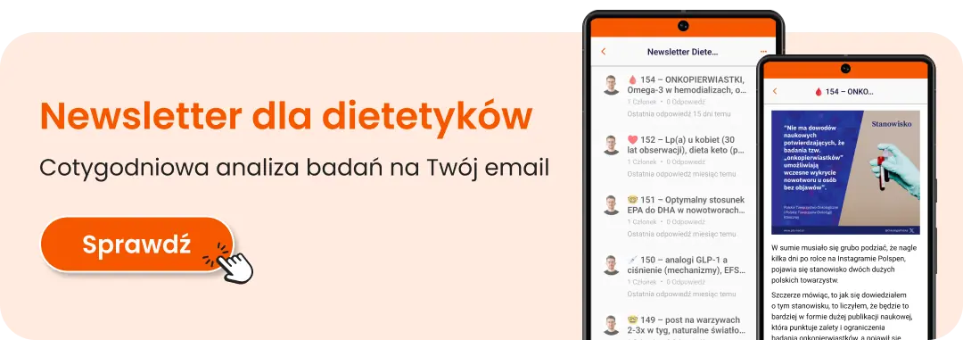 Newsletter dla dietetyków – Dietetyk XXI Wieku